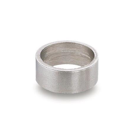 J.W. WINCO Round Spacer, M12 Screw Size, Stainless Steel, 4 mm Overall Lg, 12 mm Inside Dia 17W4LGC